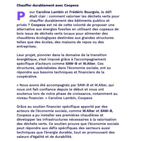 Quelle que soit votre idée, il existe un accompagnement pour la concrétiser