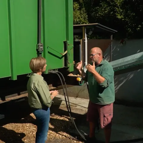 Une Brique dans le Ventre - Présentation de la chaufferie bois de l'Hôtel Les Sobiers