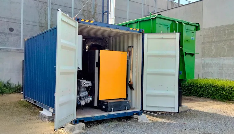 Chaufferie biomasse de l'entreprise STUV