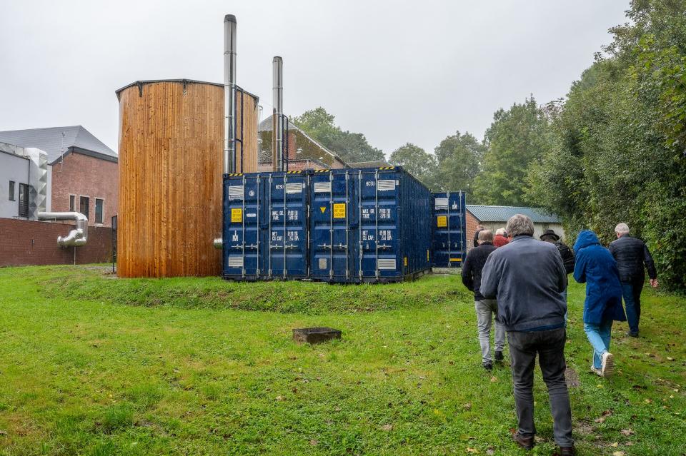 Inauguration visite Chaufferie Domaine Riezes et Sarts 